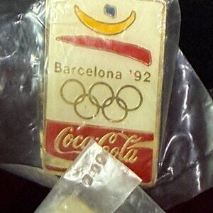 lot of 92 Barcelona Coca-Cola pins